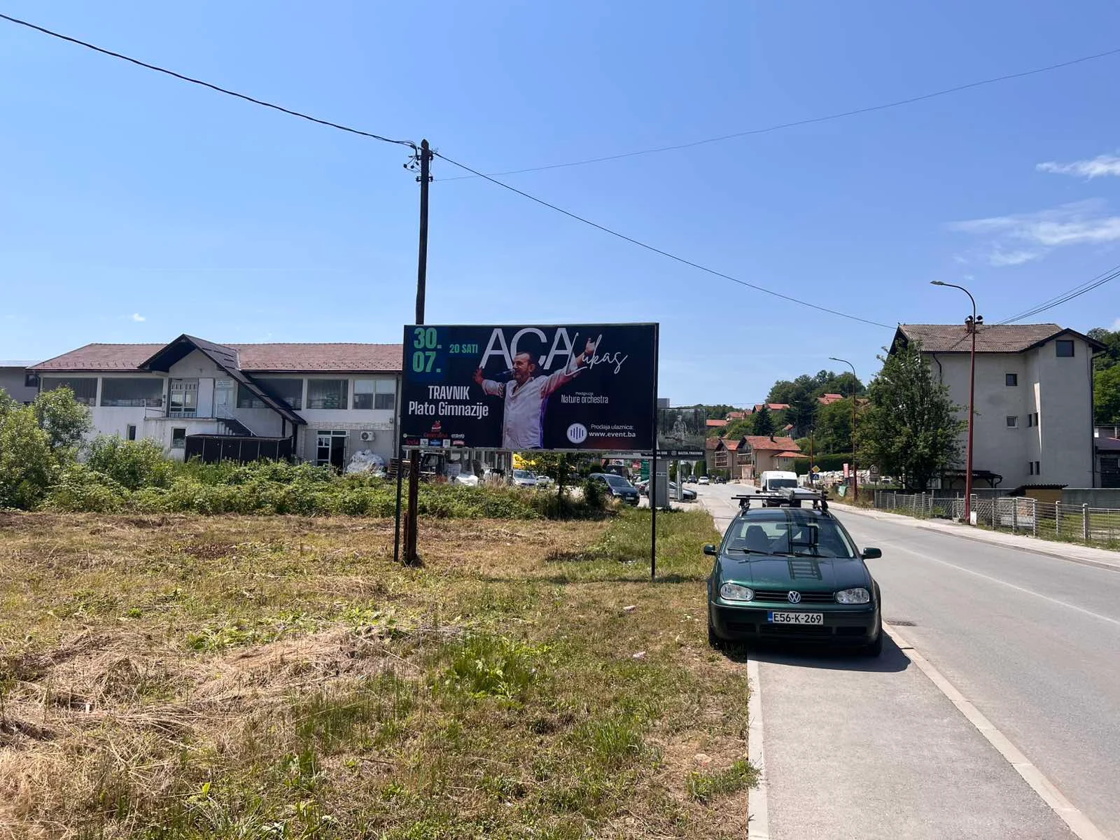 Billboard Novi Travnik – izlaz iz grada